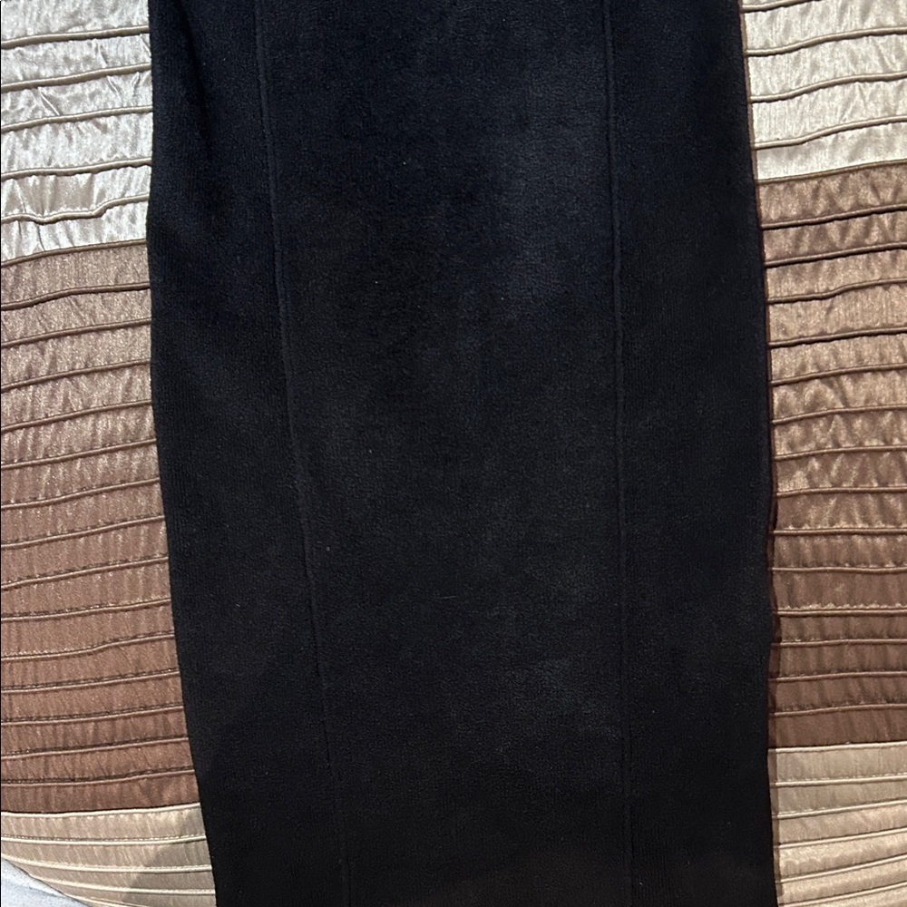 Fendi x Skims Black Velvet Dress - Picture 13 of 16